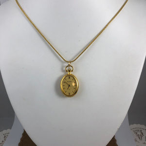 Rare Vintage  Bucherer Enamel Pansy Quartz Watch